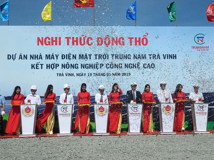 Trà Vinh khởi công nhà máy điện mặt trời nghìn tỷ